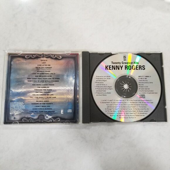 Kenny Rogers twenty Greatest Hits cd - Picture 4 of 6
